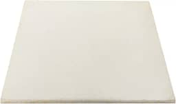 Pedra Refratária Para Pizza 35x35cm Redonda para Forno e Churrasqueira 12mm Reforçada