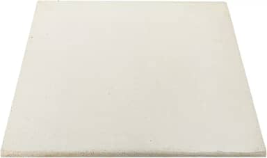 Pedra Refratária Quadrada 40x40cm para Pizza 12mm Reforçada para Forno e Churrasqueira
