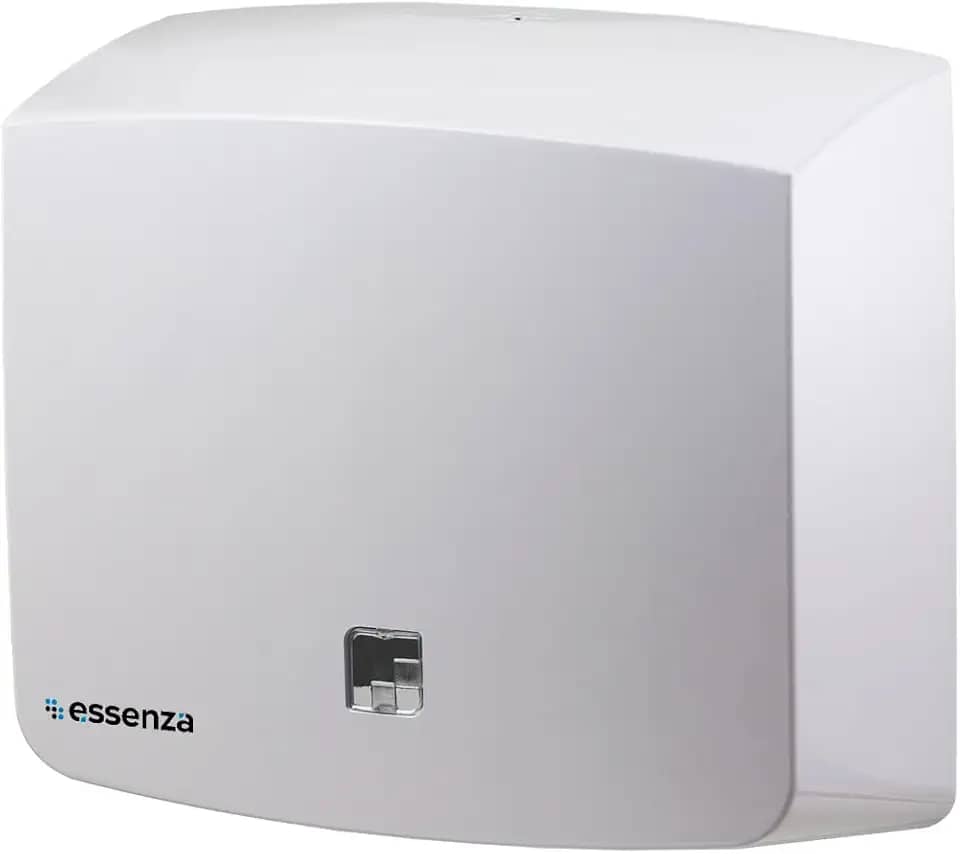 Dispensador de Papel Toalha Interfolhado, Branco, Suporte para Banheiro