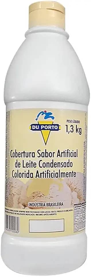 Cobertura Para Sorvetes Sobremesas Bebidas Vários Sabores 1,3kg (Leite Condensado)