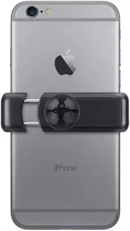 Geonav Suporte Veicular Universal para Smartphones, compatível com todos os modelos de smartphones até 9 cm de largura, SUP2B, Preto/Cinza