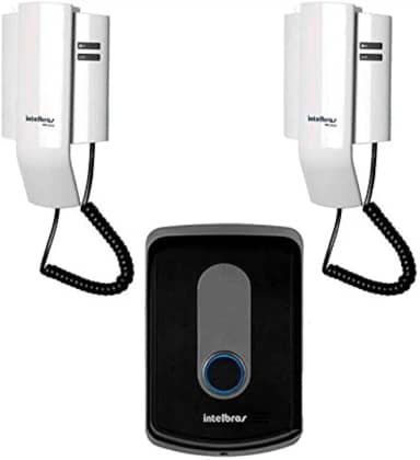 Kit Porteiro Intelbras IPR 8010 com 02 Monofone Interno para Atendimento