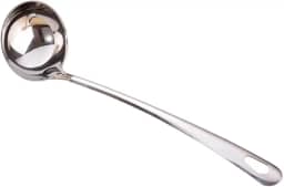 Concha Para Molho Sopa Feijão C/Cabo Longo Em Aço Inox 26 cm