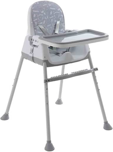 Cadeira de Alimentação Bebê Portátil Zest Cinza - Maxi Baby