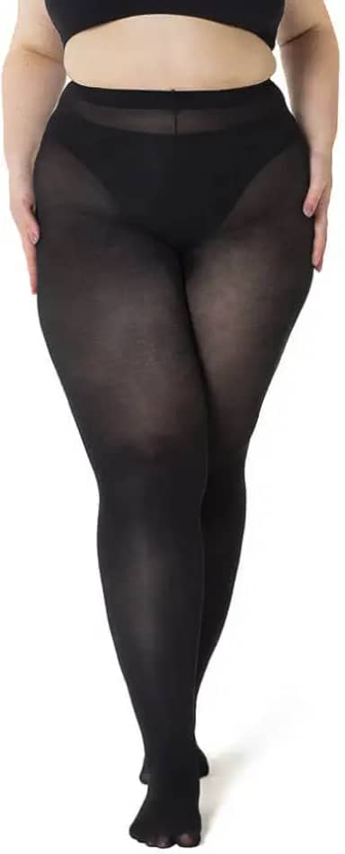 Meia Calça Trifil W06100 Opaca Plus Size Fio 80