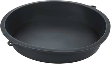 Forma para Bolo Redonda de Silicone Antiaderente | Assadeira Flexível 24cm | Molde Reutilizável para Forno e Micro-ondas | Fácil de Desenformar