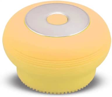 Escova Sônica para Limpeza Facial Bella Mini Recarregável, Multilaser, HC186, Amarela