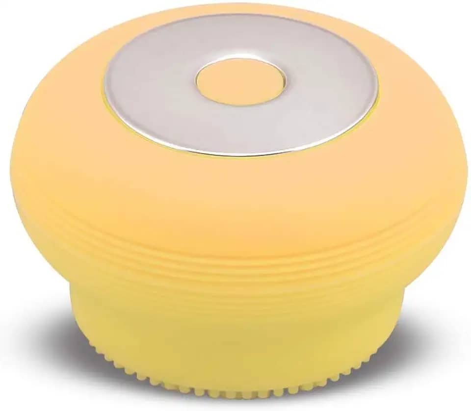 Escova Sônica para Limpeza Facial Bella Mini Recarregável, Multilaser, HC186, Amarela