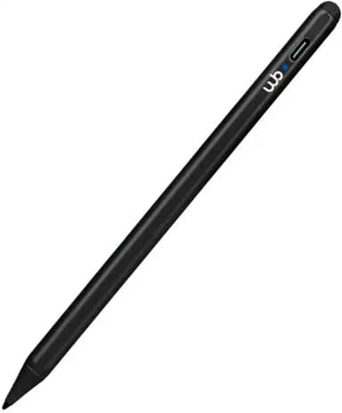 WB Caneta Pencil Para Apple iPad com Palm Rejection e Ponta de Alta Precisão 1.0mm Preta - (Não compatível com iPads lançados antes de 2018)