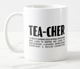 Caneca Professor Inglês Teacher Significado