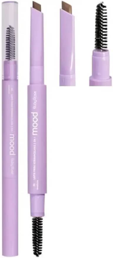 Lápis para Sobrancelhas 2 em 1 Mood, Cor Média, Ruby Rose