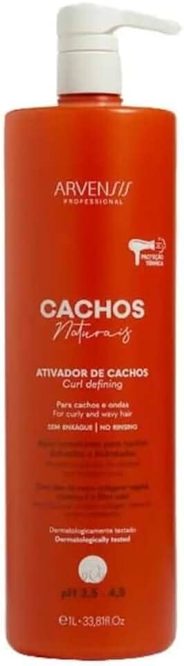 Arvensis – Ativador de Cachos Ondulados e Cacheados 1L | Definição, Hidratação e Proteção Solar e Térmica com Efeito Memória e Controle de Frizz