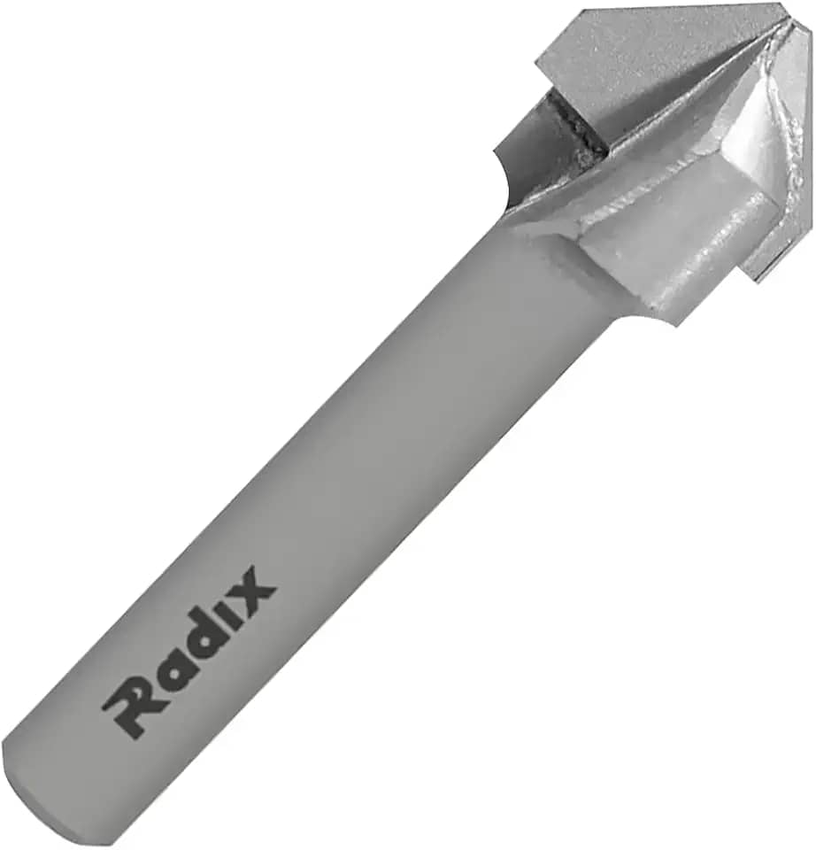 Fresa para ACM 90° Haste 6mm para Tupia Manual 59075 Radix