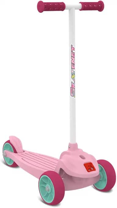 Patinete Meu 1º Skatenet Rosa Bandeirante