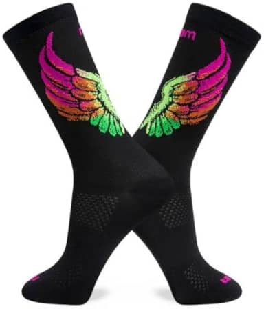 Meia De Corrida Ciclismo Academia Feminina Performance Asas