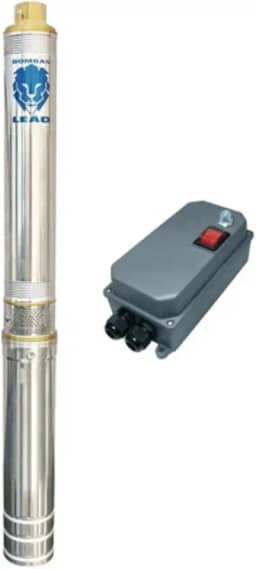 Motobomba Submersa Poço Artesiano Leão 3r3pb-25 180 1,5cv Control Box 220v
