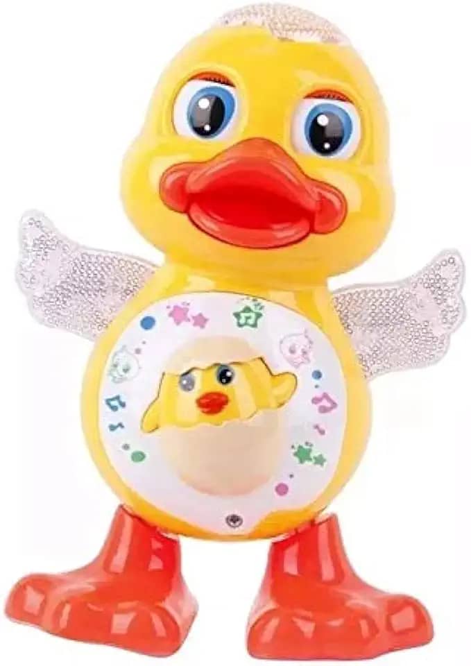 Pato De Brinquedo, Dança Canta Musical Infantil Led Movimento