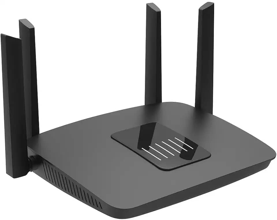 Roteador Extensível Wireless 6 Ac 1200Mbps Wan/Lan Gigabit-Ethernet 802.11Ac com 4 Antenas Externas 5Dbi