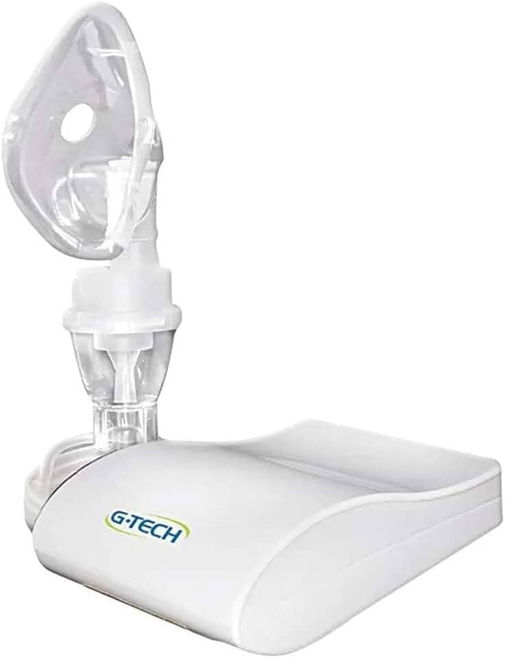 Nebulizador Inalador Compressor Compacto Infantil e Adulto G-tech Bivolt