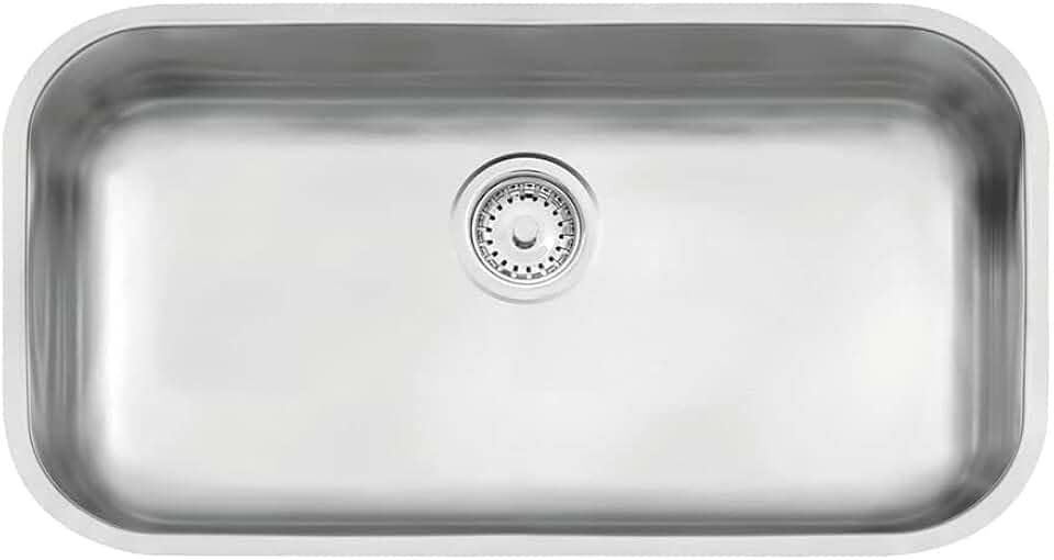 Cuba de embutir Tramontina Lavínia 56 BL em aço inox escovado 56x34 cm