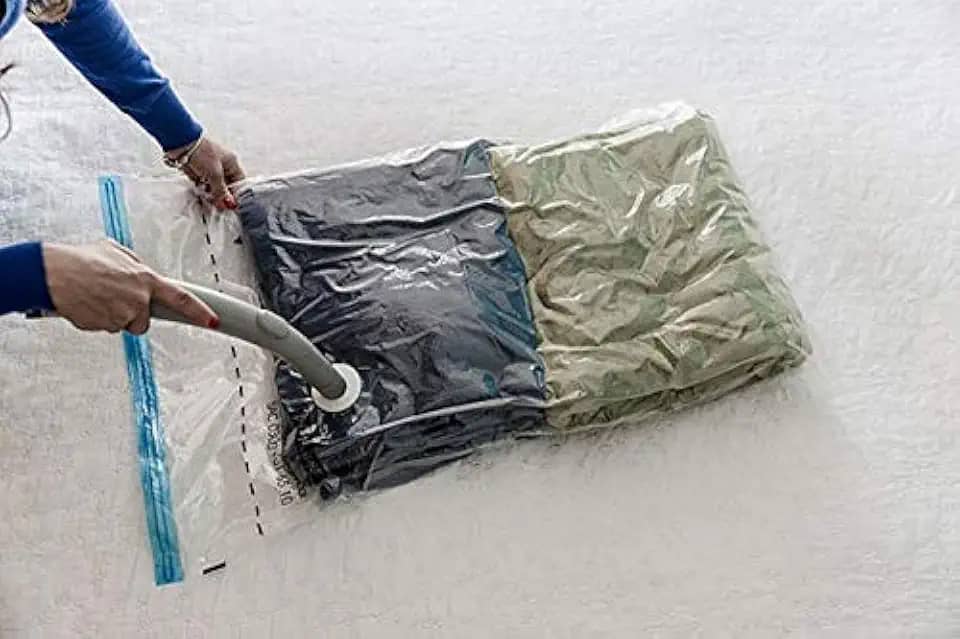 Combo 6 Saco à Vácuo Roupa Edredom Cobertor 70 x 100 cm Western