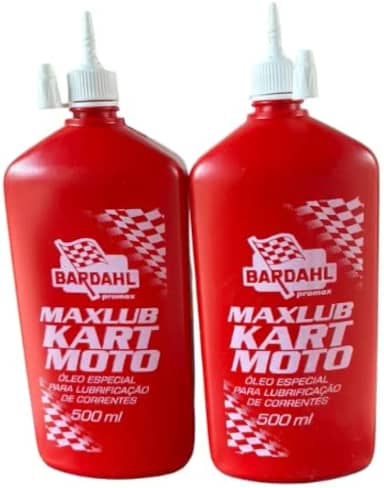 Bardal Max Lub Kart Moto 500ml Lubrificante Corrente 2 Uni