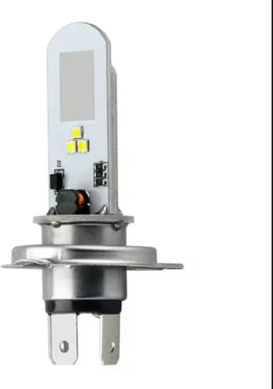 Lâmpada LED H4 Moto 3 Funções Alto Baixo Strobo 6000K Super Branca 3000lm Plug & Play 12V