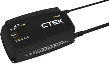 CTEK PRO25SE, carregador de bateria e fonte de alimentação de 12 V, carregador de bateria, mantenedor de bateria, carregador de bateria de íon de lítio de 12 V com modo de recondicionamento e