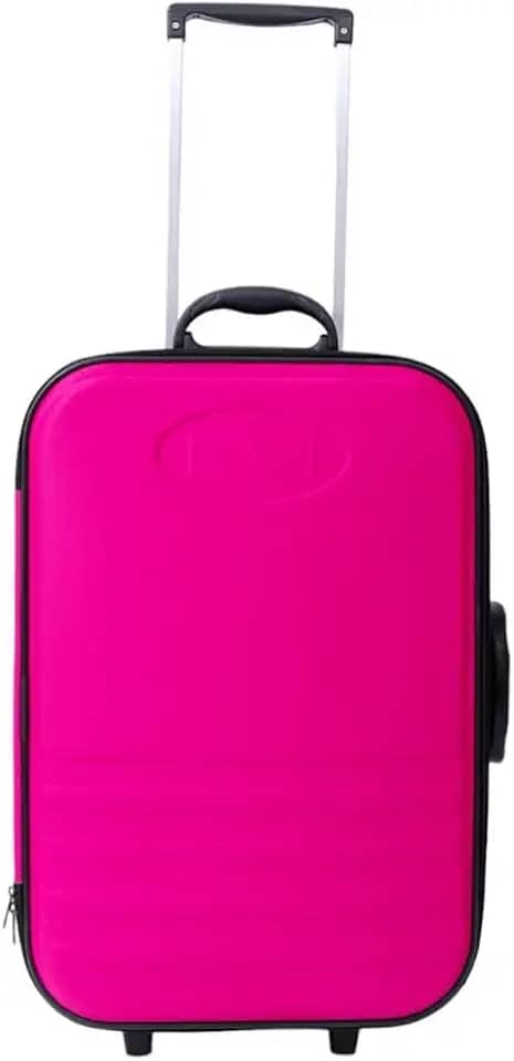 Mala De Viagem 23 kg Média Paris Com Rodinhas (Rosa)
