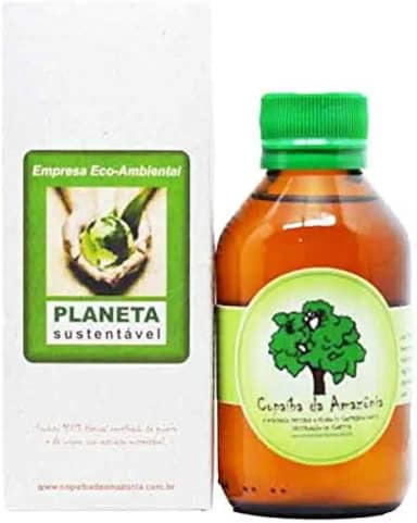Óleo de Copaíba 100 ml Frasco Vidro Âmbar conta gotas
