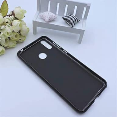 Kit Capa E Pel�cula Para Motorola Moto One Vision Com Tela De 6.3Polegadas Capinha Transparente Clear Ultra Fina e Pel�cula De Vidro Temperado - Danet (Preto fum�)