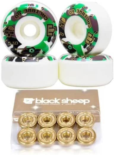 Roda Skate Moska Calibre 60mm + Rolamento Importado Gold