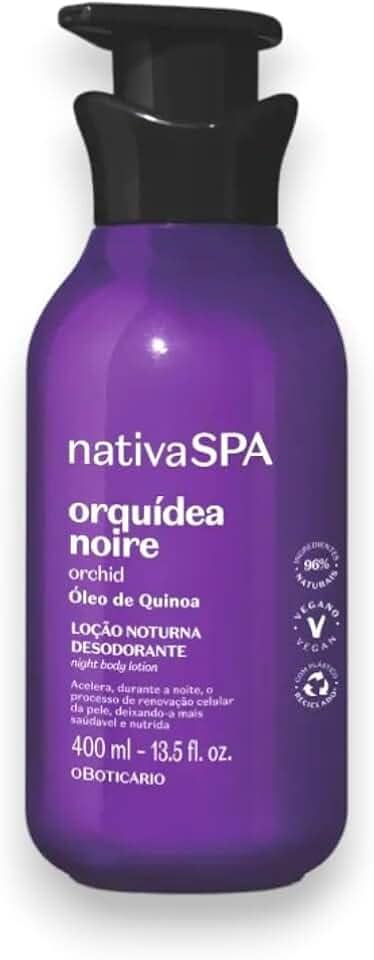 Loção Hidratante Nativa Spa Noturna Orquídea Noire Desod. Corporal 400ml
