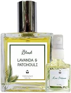 Perfume Lavanda & Patchouli 100ml Feminino - Blend de Óleo Essencial Natural + Perfume de presente