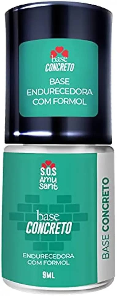 Base Concreto Endurecedora Com Formol 9ml Sos Amusant Hospital das Unhas