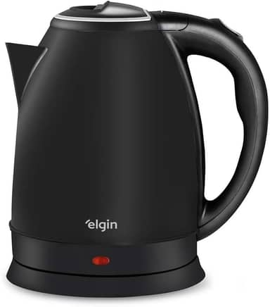 Chaleira Elétrica Elgin Inox Preta - Jarra sem Fio Desligamento Automático 220v