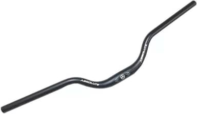 Guidão Absolute Nero 31.8mm Curvo Rise 60mm Preto 720mm Mtb