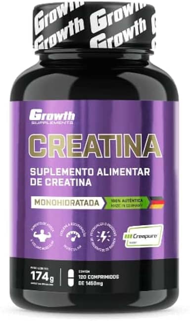 Creatina Creapure 120 Comprimidos - Growth Supplements