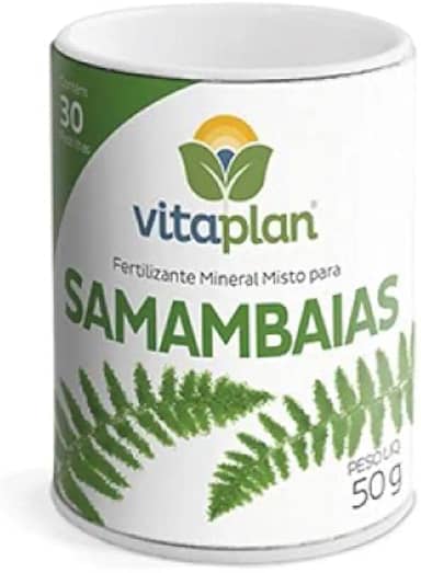 kit Fertilizante Mineral Misto para Samambaias pastilhas 50 gramas com 3 unidades