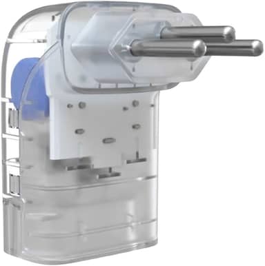 Protetor Contra Surtos Elétricos (DPS) CLAMPER 127/220V, 10 Amperes, 3 Pinos, para PC, PS5, Xbox, Smartphone, Monitor, Impressora, etc - iCLAMPER Pocket Fit 3P 10A Transparente LCF, Bivolt