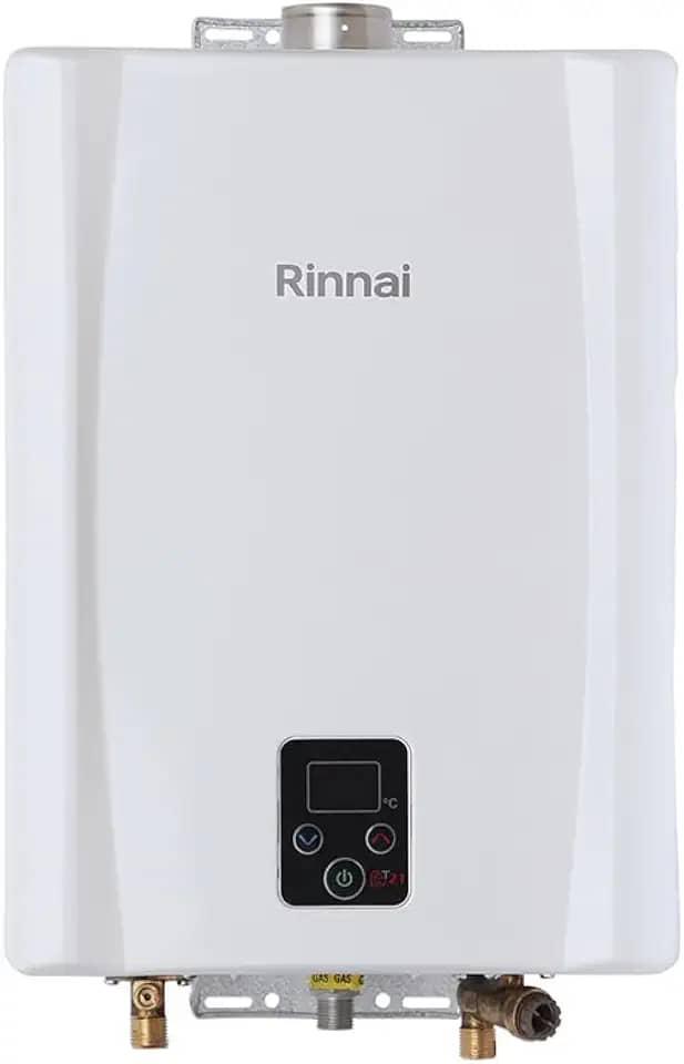 Rinnai E21-21 litros GN (Gás Natural) Branco - Aquecedor de Água a Gás Digital REU-E211 FEH