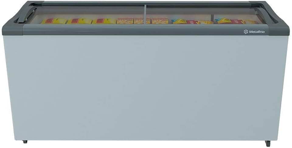 Freezer e Expositor Horizontal Metalfrio 505 Litros Branco NF55SB 110V