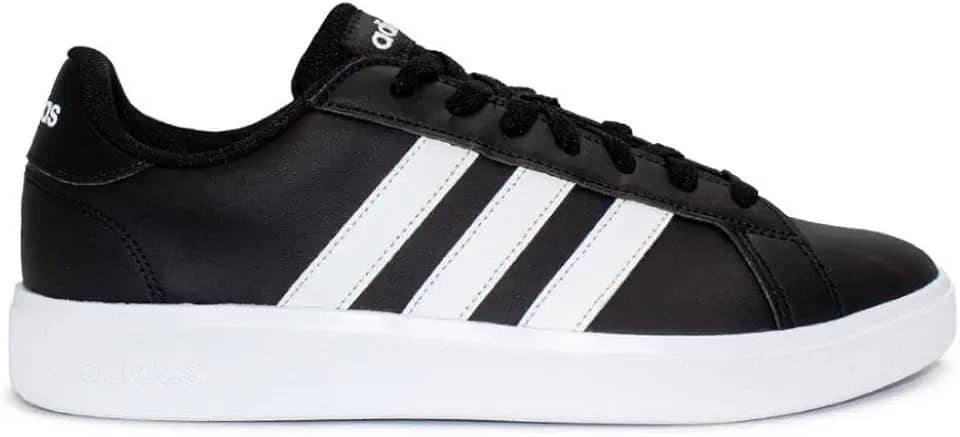 Tênis Adidas Masculino Grand Court Base 2.0 Simp Core Black/white Iq5680 39