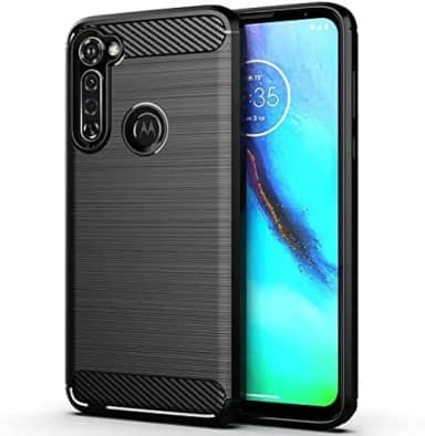 Capa Case Moto One Fusion+ Plus (XT2067) (Tela 6.5) Carbon Fiber Anti Impacto - Preto