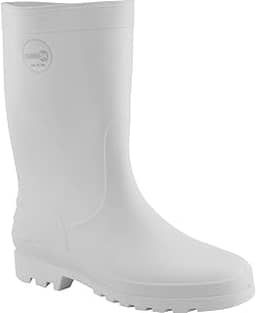 Nove 54, Bota Galocha em PVC, Cano Médio, Sem Forro, 37/38, branca