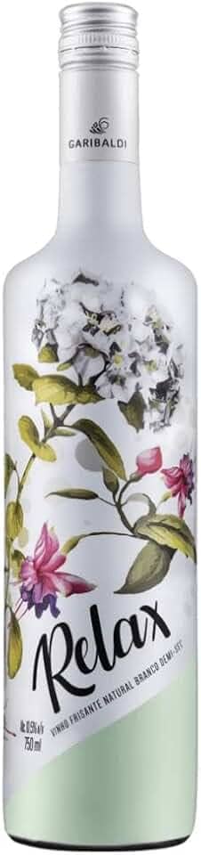 Vinho Frisante Relax Branco Demi-Sec Garibaldi 750ml