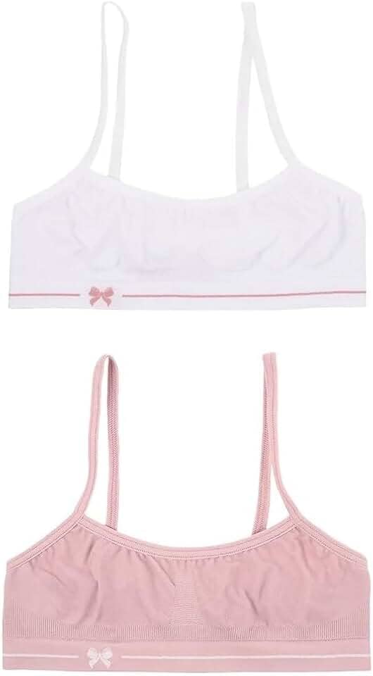 Kit 2 Top DelRio Kids Infantil Feminino Sem Costura Microfibra