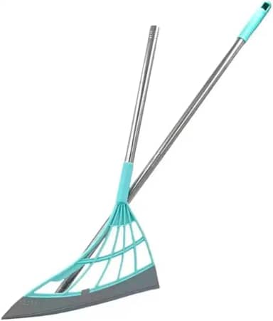 Vassoura Mágica de Silicone 3 em 1 – Varre, Seca e Limpa Piso e Vidro com Facilidade | Ideal para Cozinha, Banheiro e Sala- NEXUS MARKET