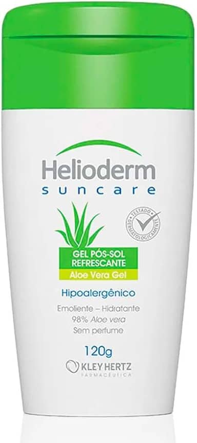 Pós Sol Helioderm Gel Hidratante 98% Aloe Vera 120g