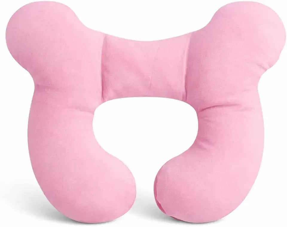 Almofada De Viagem Infantil Segura Cabeça Pescoço Criança (ROSA)